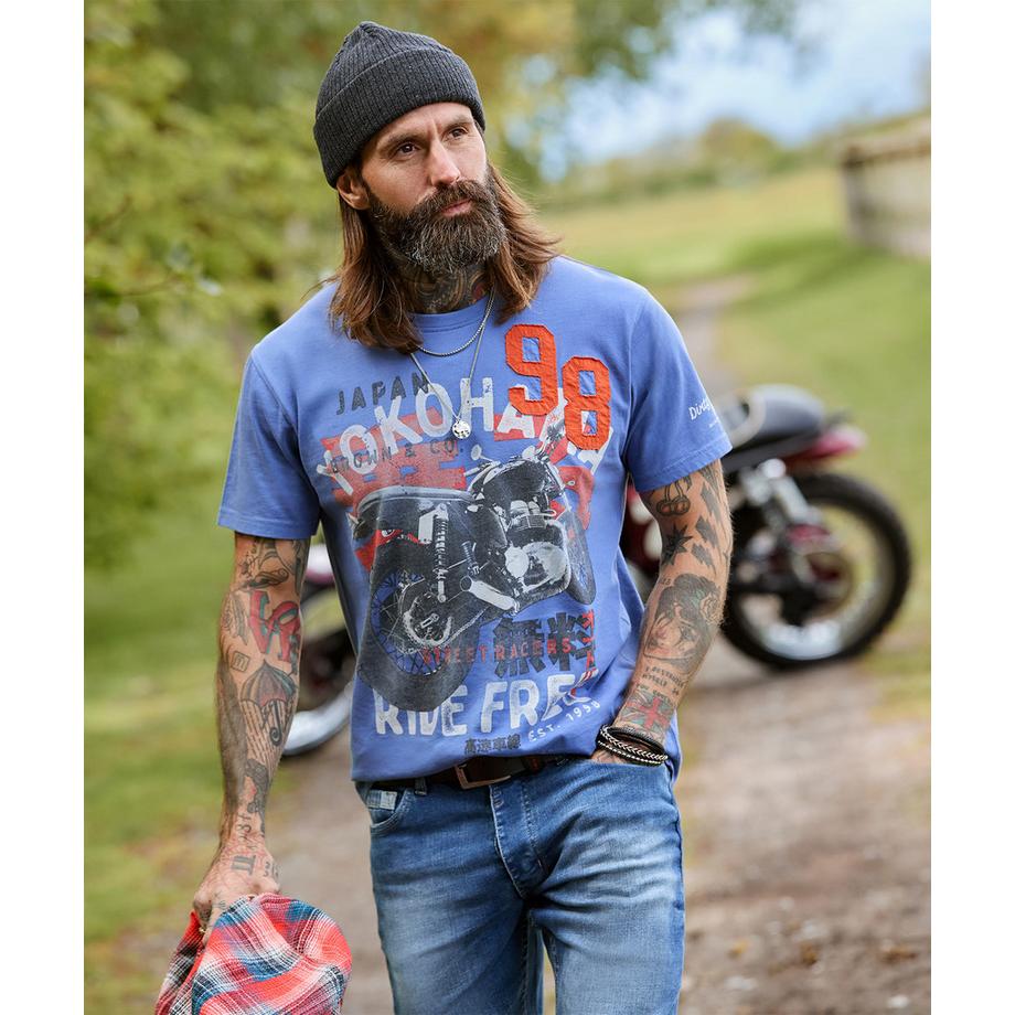 Joe Browns T-Shirt Stampa Grafica Ride Free  