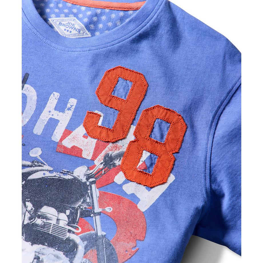 Joe Browns T-Shirt Stampa Grafica Ride Free  