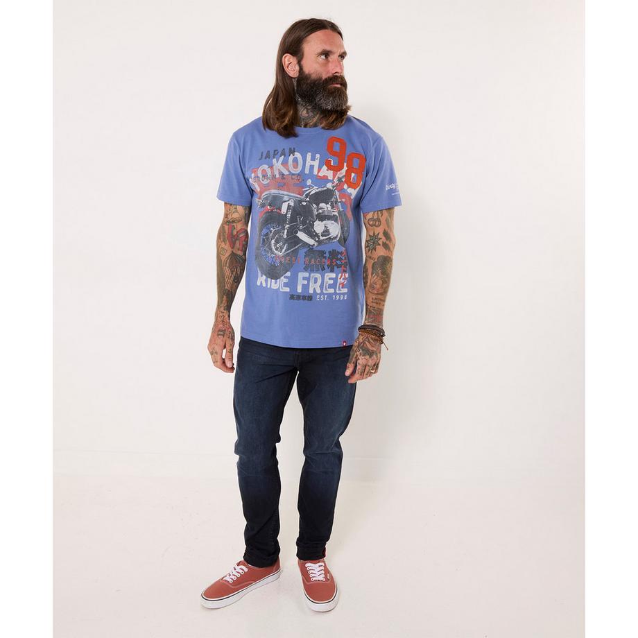 Joe Browns T-Shirt Stampa Grafica Ride Free  