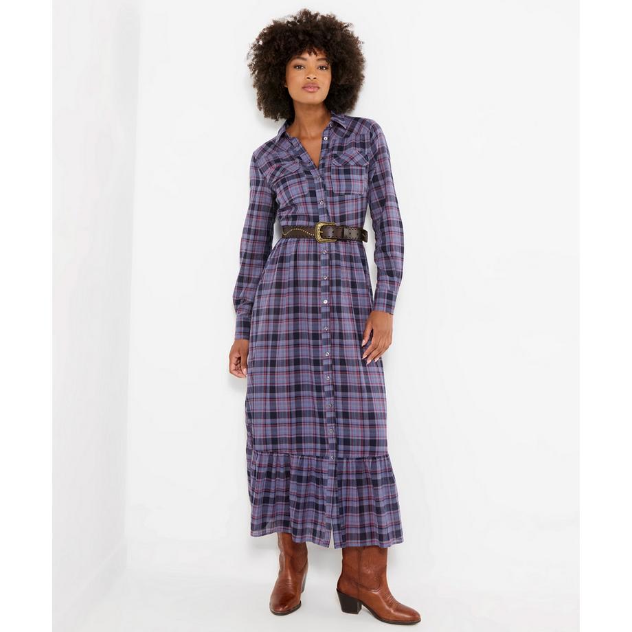 Joe Browns  Robe Longue à Carreaux Boutonnée Western 