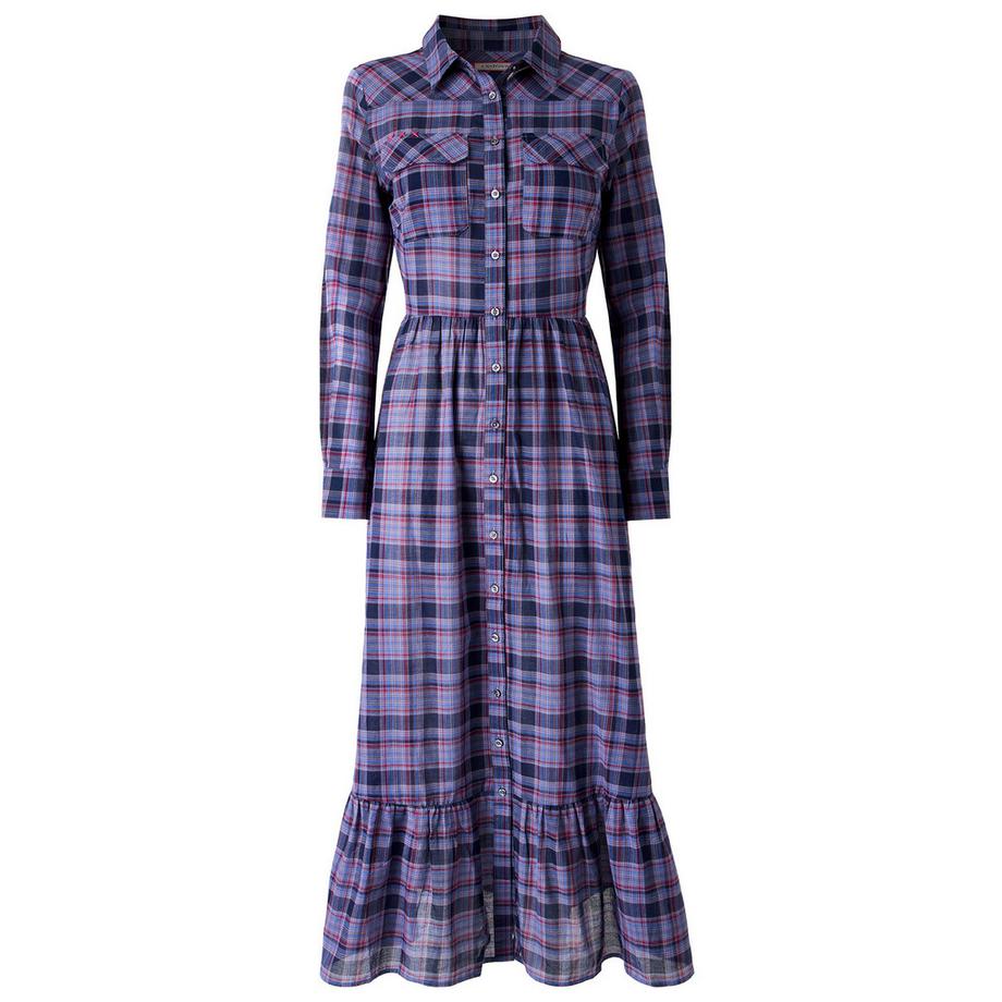 Joe Browns  Robe Longue à Carreaux Boutonnée Western 
