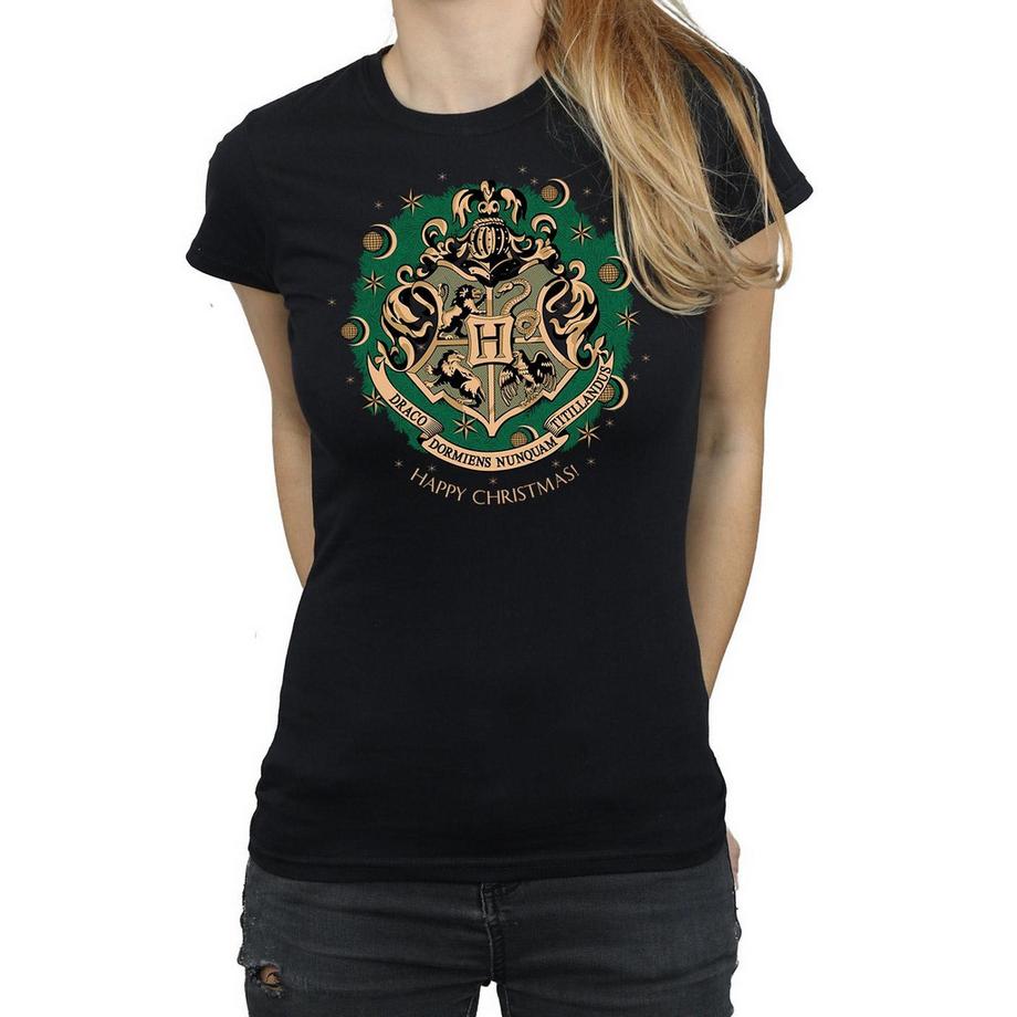 Harry Potter Hogwarts Happy Christmas T-Shirt  