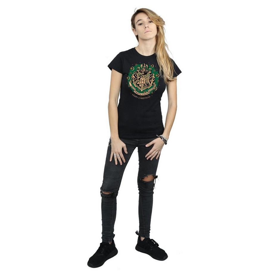 Harry Potter Hogwarts Happy Christmas T-Shirt  