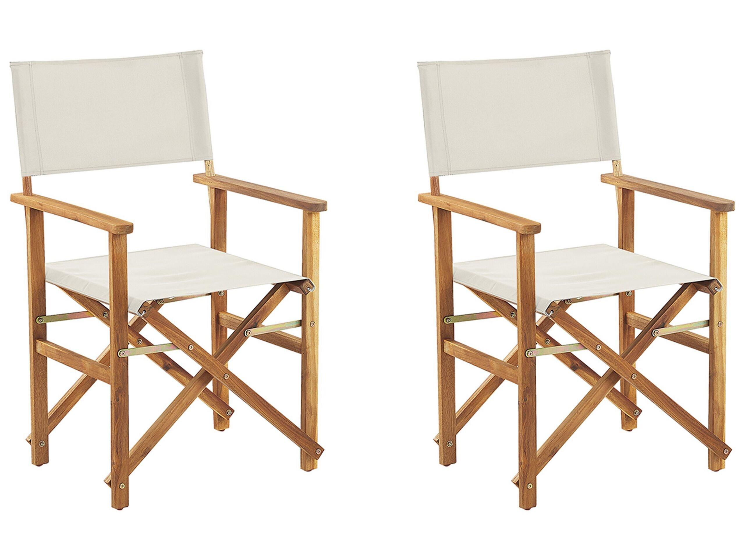 Beliani Lot de 2 chaises en Polyester Rétro CINE  