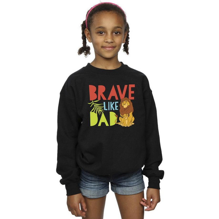 Disney  The Lion King Brave Like Dad Sweatshirt 