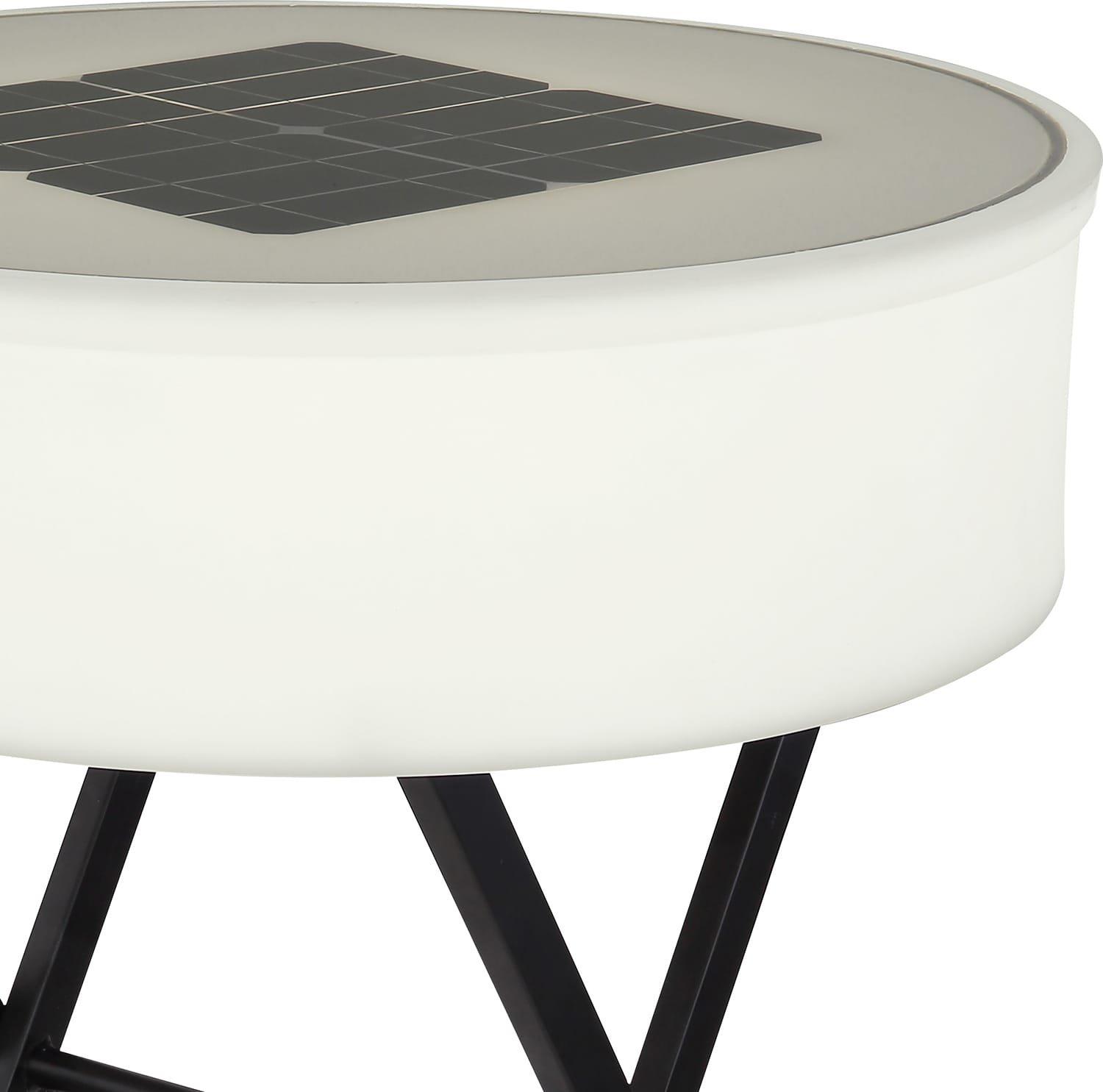 mutoni  Solarleuchte Metall  matt 10xLED 