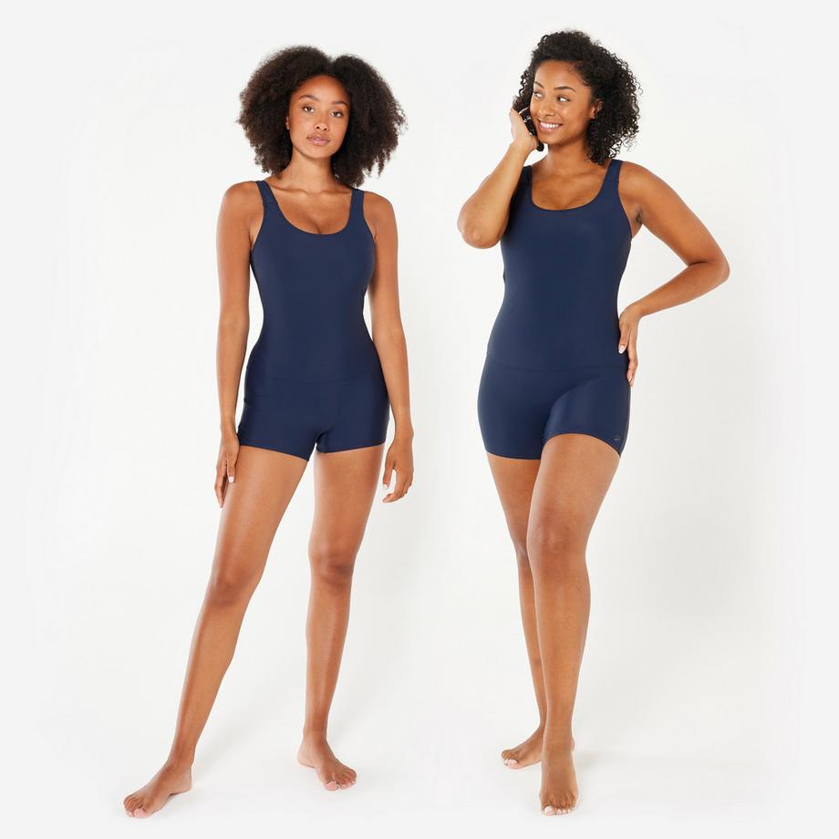 DECATHLON Costume da bagno shorty a righe  