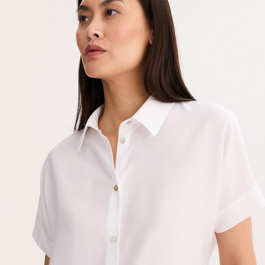 La Redoute Collections Camicia Maniche Corte Lyocell  