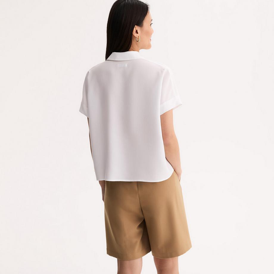 La Redoute Collections Camicia Maniche Corte Lyocell  