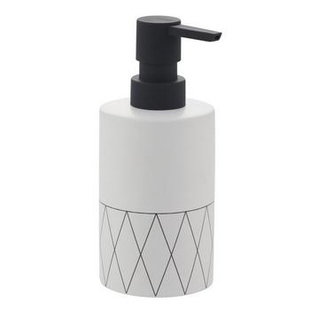 Disp. sapone Trillium bianco/nero