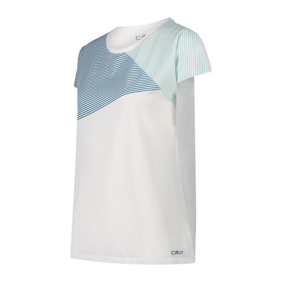 CMP Maglietta a Righe Maniche Corte  