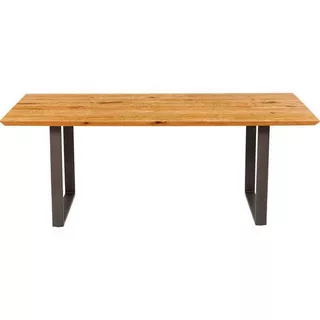 KARE Design Tisch Symphony Eiche Rohstahl 200x100  