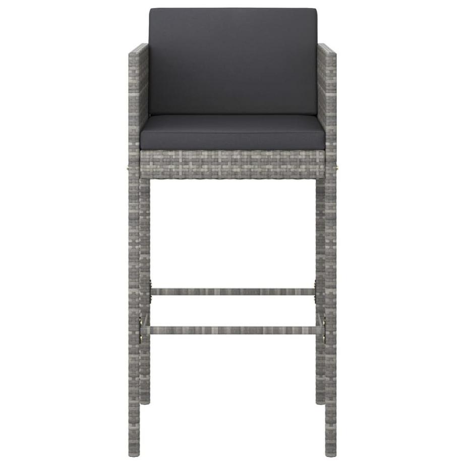 VidaXL Tabouret de bar rotin synthétique  