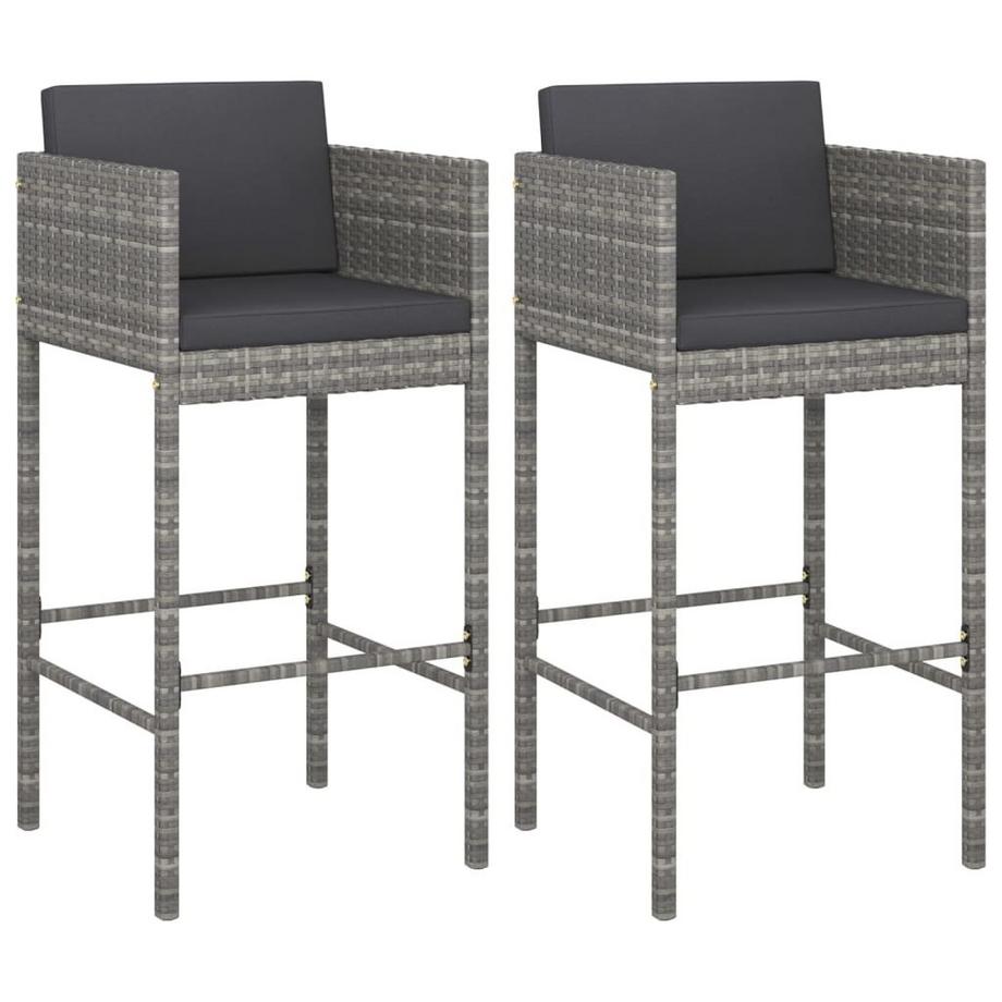 Tabouret de bar rotin synthétique