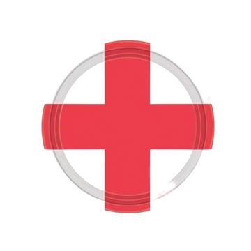 Englische Flagge PartyTeller, Papier 8erPack