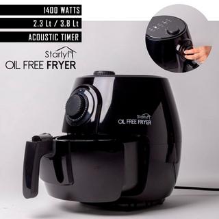 STARLYF Friteuse à air chaud, Oil Free Fryer, 1400 W, capacité de 3,8 litres, minuterie 30 minutes, arrêt automatique  