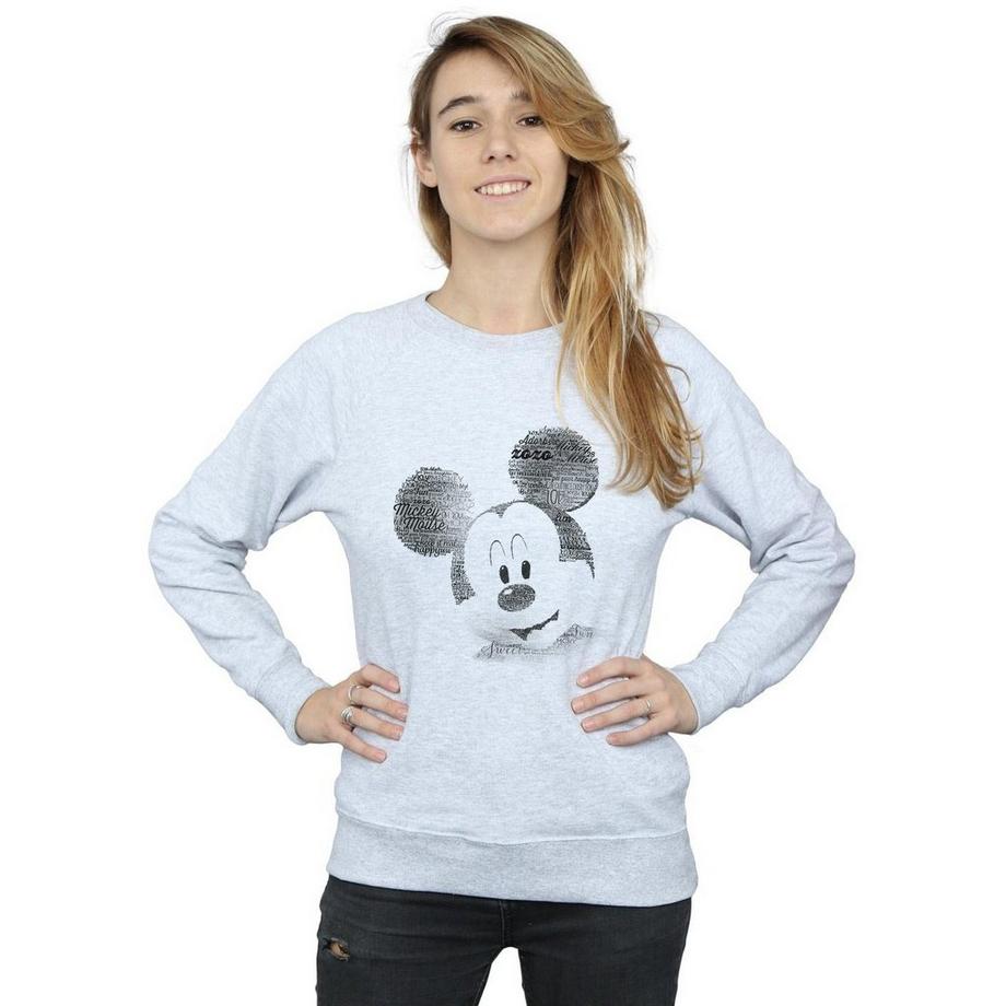 Disney Mickey Mouse Sweatshirt Typographique  