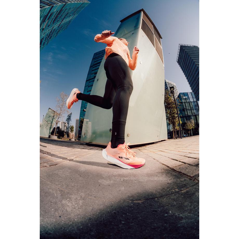 KIPRUN Kipride Ammortizzazione Sintetico Scarpe da Corsa Kiprun Kipride Road Running Schuh , Grapefruitrosa 