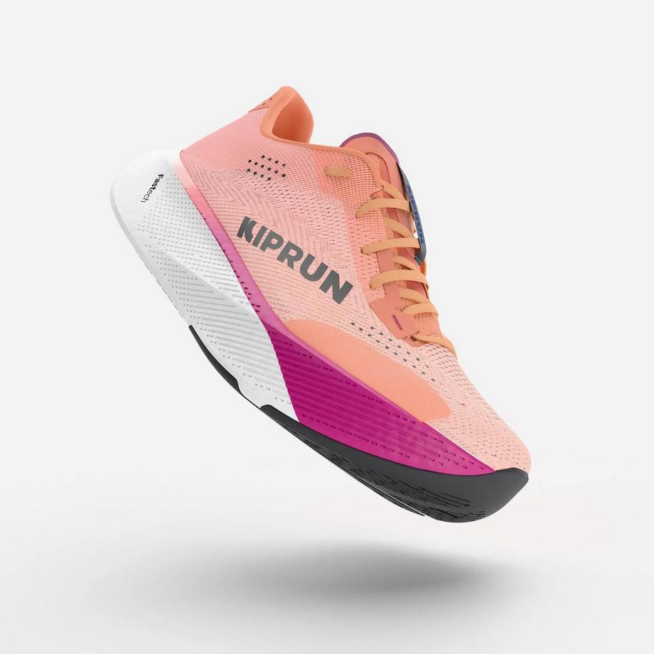 KIPRUN Kipride Ammortizzazione Sintetico Scarpe da Corsa Kiprun Kipride Road Running Schuh , Grapefruitrosa 