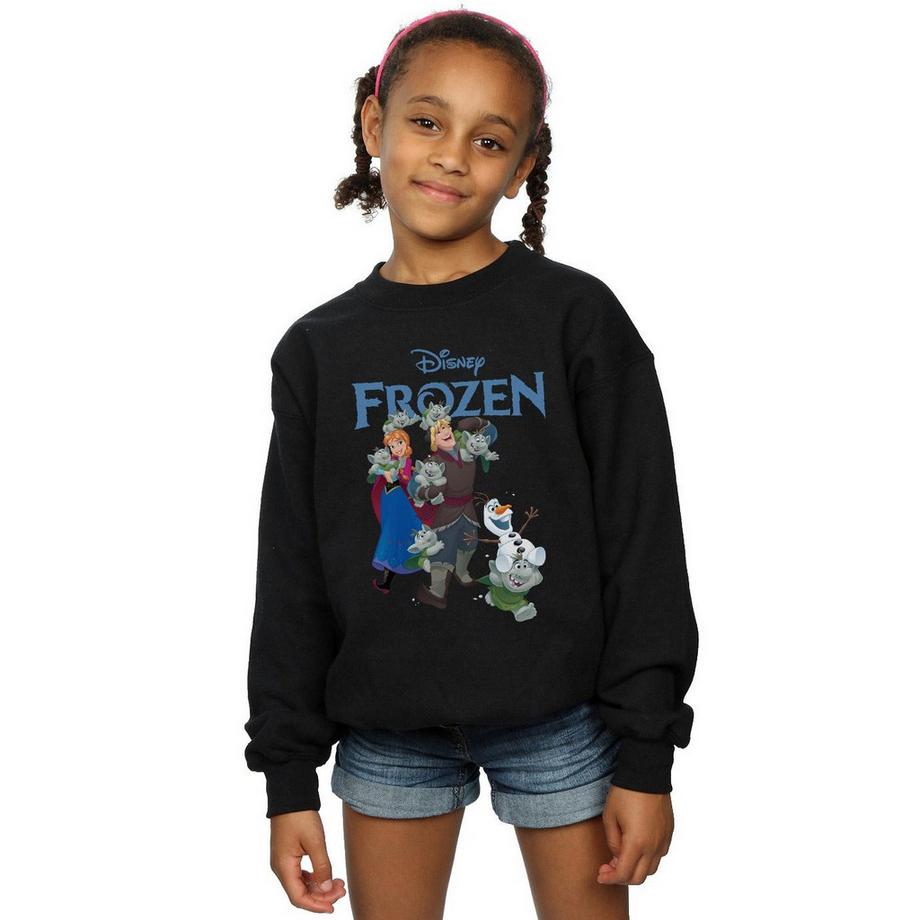 Disney  Frozen Happy Trolls Sweatshirt 