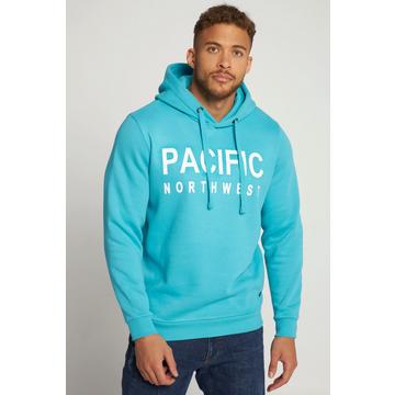 Hoodie, Kapuze, Pacific Print