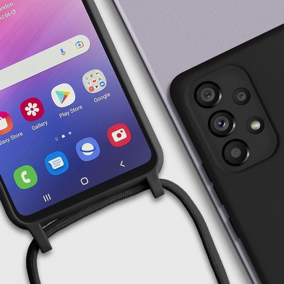Avizar  Kettenhülle Samsung A53 5G Schwarz 