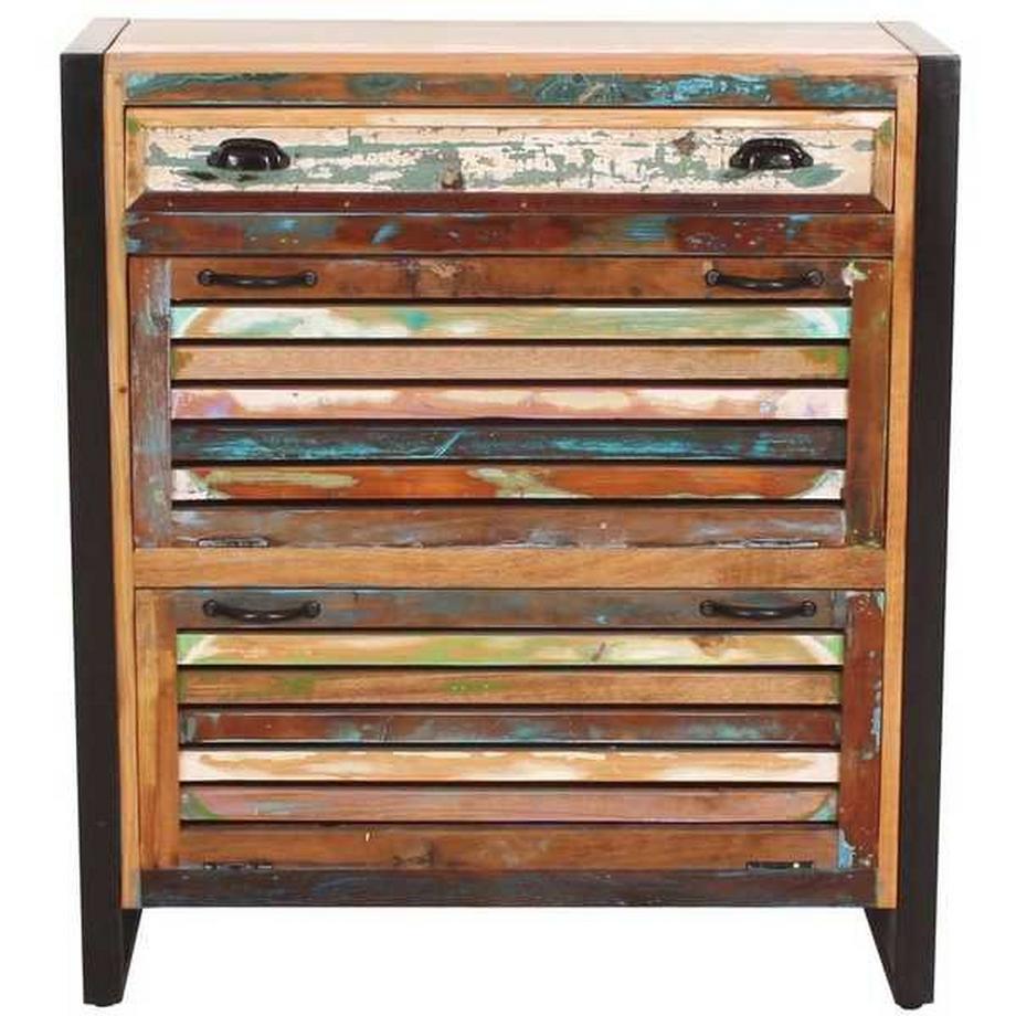 mutoni Schuhschrank Fume 85x35x96  