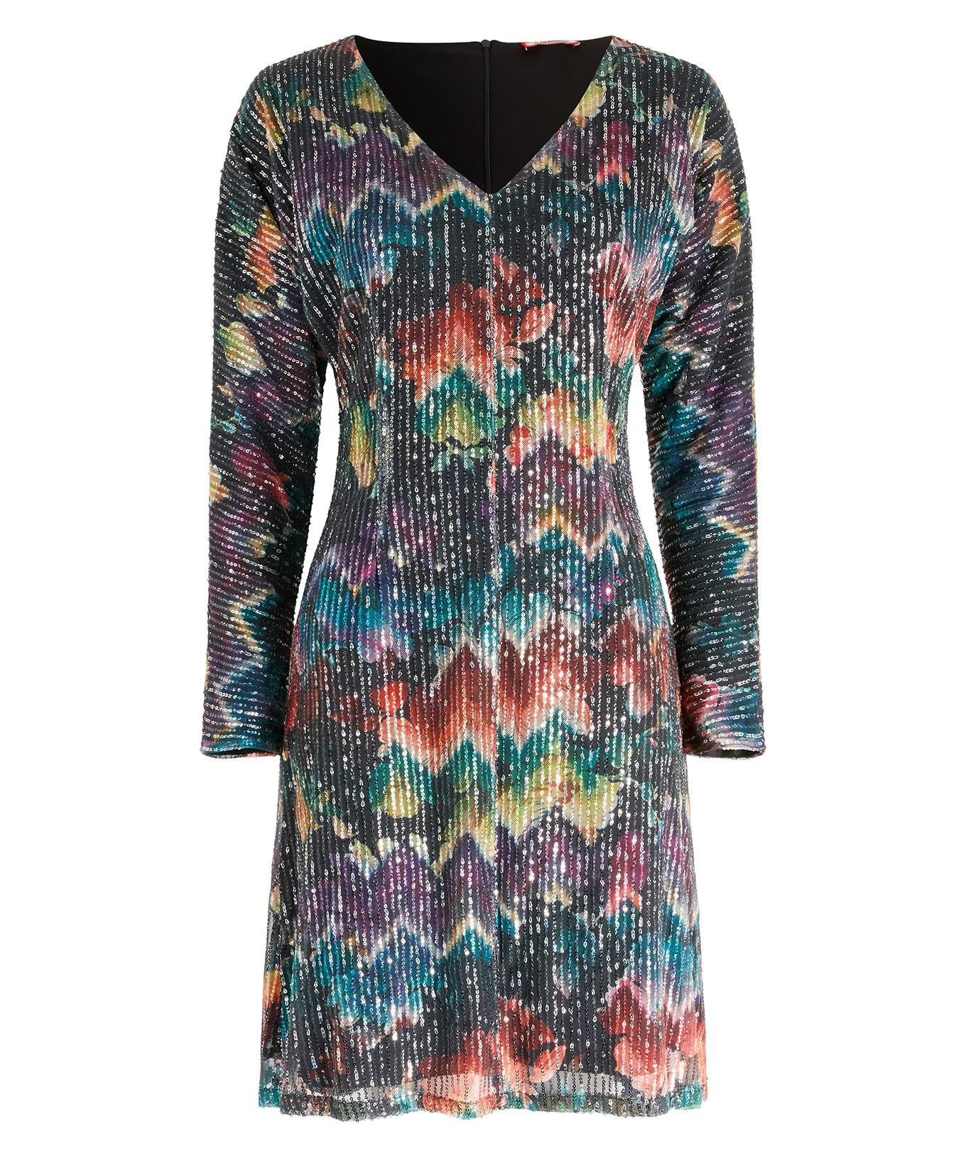 Joe Browns Mini Paillettenkleid V-Ausschnitt  