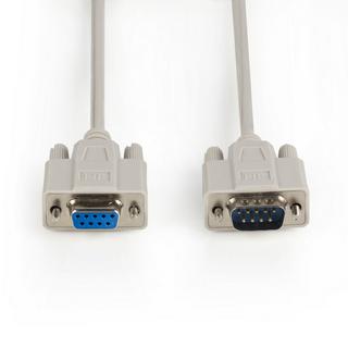 Nedis  Serielles Kabel D-SUB 9-Pin Hane - D-SUB 9-Pin Hona 10,0 m Elevenbens 