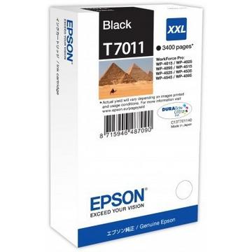 EPSON Tintenpatrone XXL schwarz T701140 WP 4000/4500 3'400 Seiten