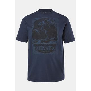 JP1880 Halbarm T-Shirt Brustprint Vintage Look  