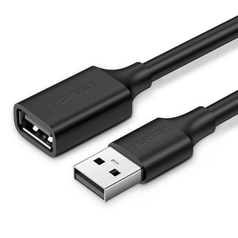 Câble d'extension Ugreen USB-A 2.0, 0,5 m - Noir