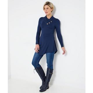 Joe Browns Tunika Schalkragen Asymmetrische Lange Ärmel  