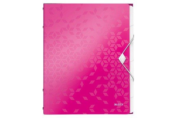 Leitz LEITZ Ordnungsmappe WOW PP A4 46330023 pink 6-teilig  