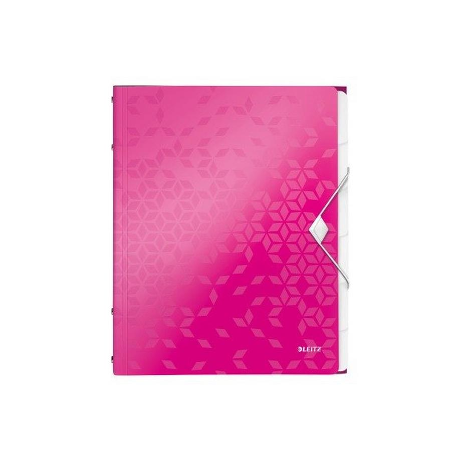 LEITZ Ordnungsmappe WOW PP A4 46330023 pink 6-teilig