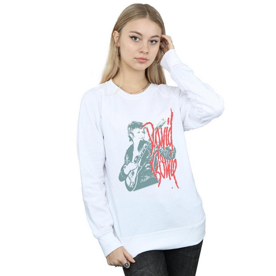 David Bowie Sweatshirt Col Rond  