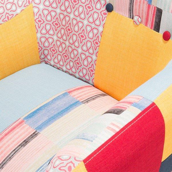 Beliani Sessel aus Polyester Boho MELBY  