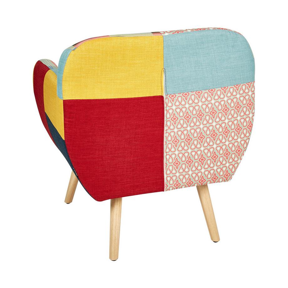 Beliani Sessel aus Stoff Boho MELBY  