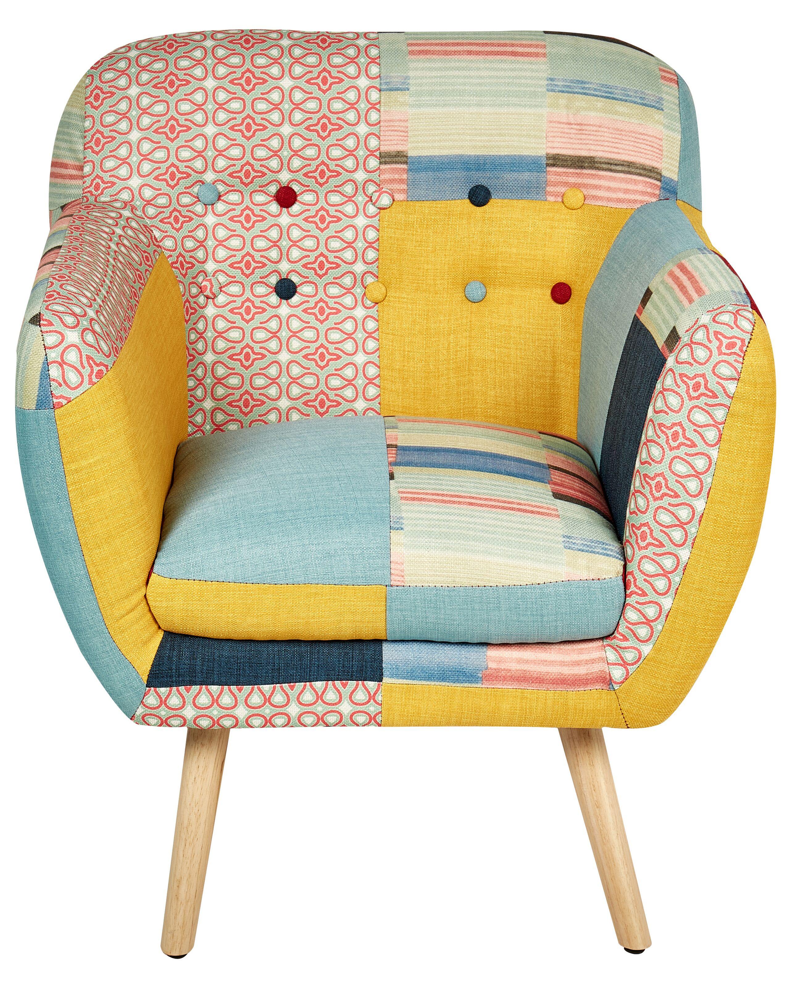 Beliani Fauteuil en Polyester Boho MELBY  