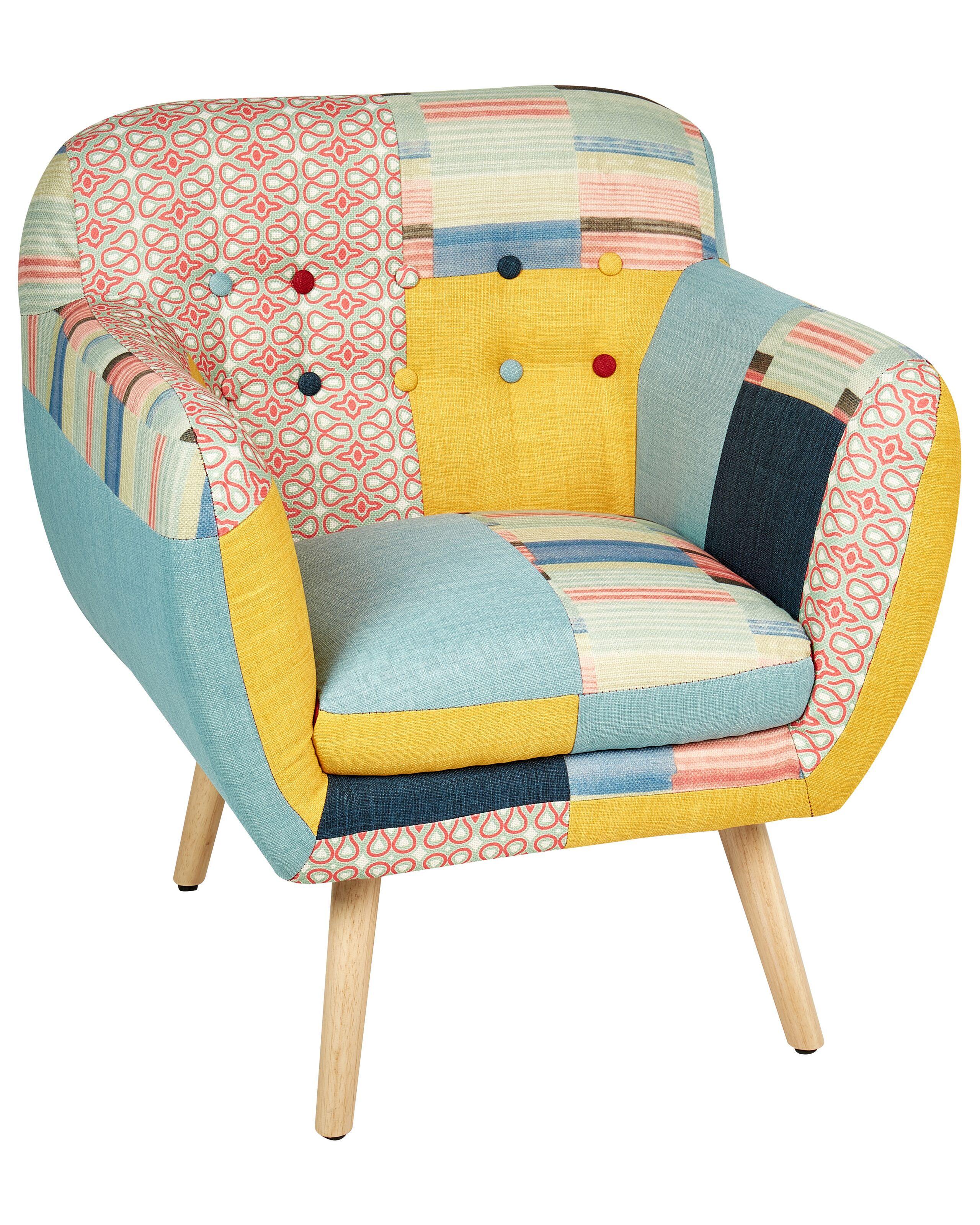 Beliani Fauteuil en Polyester Boho MELBY  