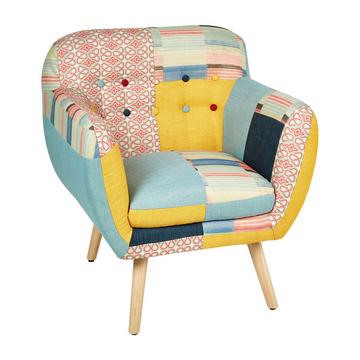 Fauteuil en Polyester Boho MELBY