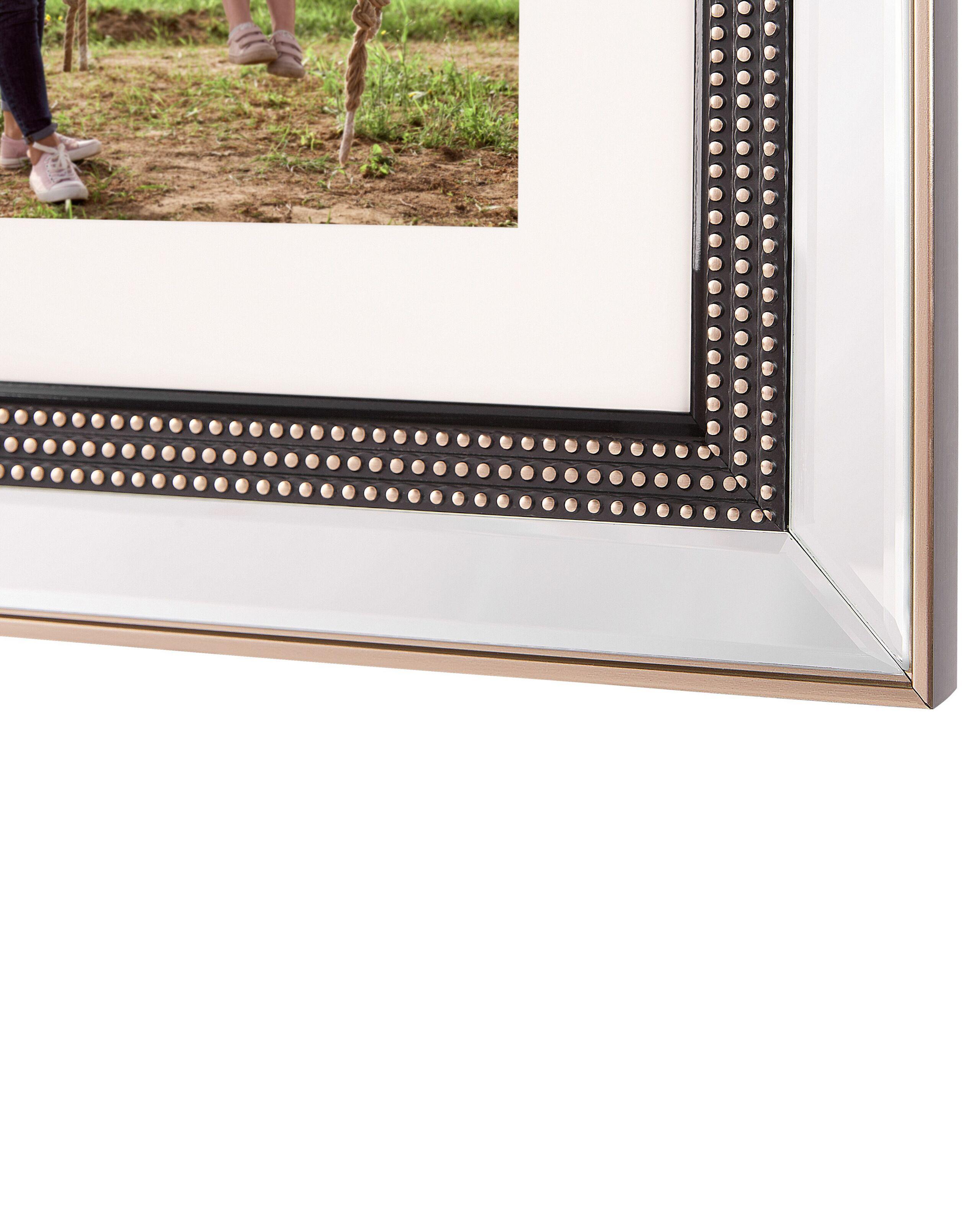 Beliani Fotorahmen aus Glas Glamourös DALABA  