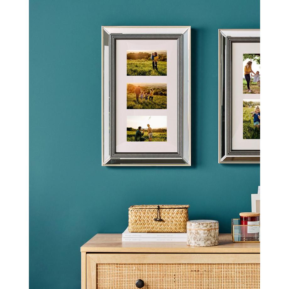 Beliani Cadre photo en Verre Glamour DALABA  