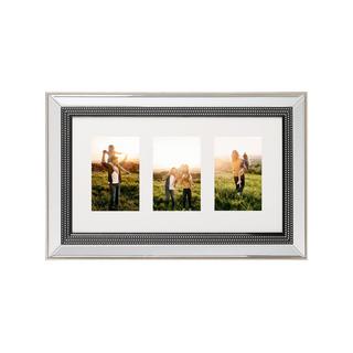 Beliani Cornice per 3 foto en Vetro Glamour DALABA  
