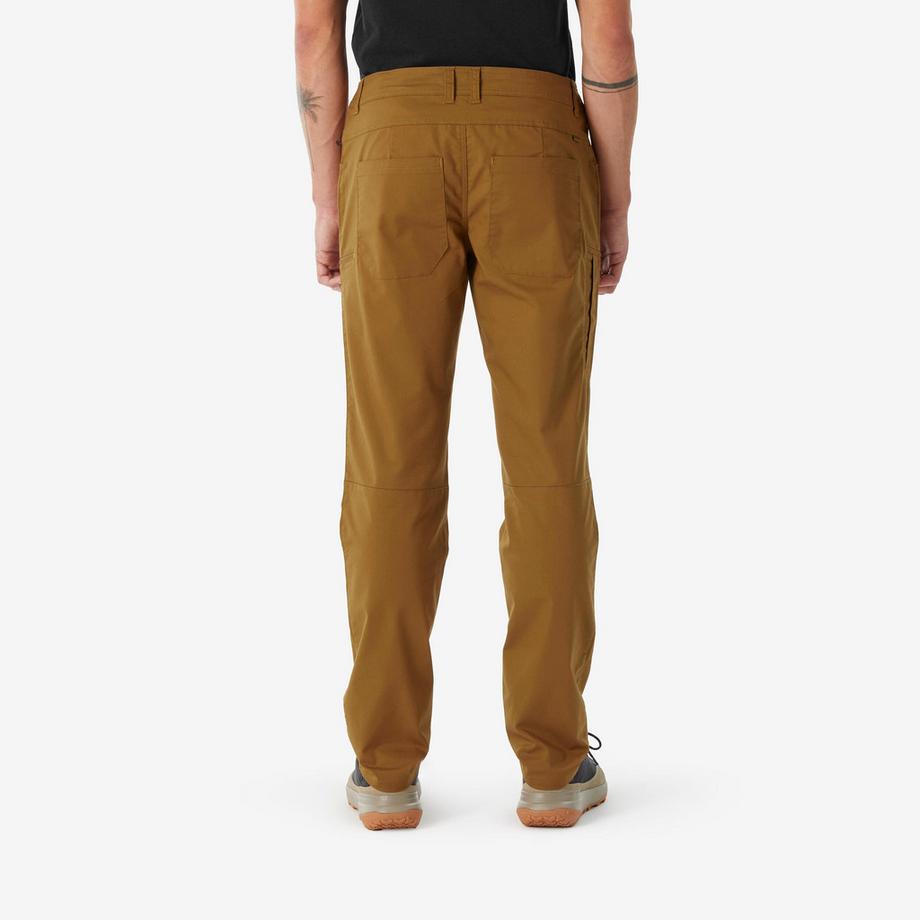 QUECHUA  Pantaloni trekking uomo NH500 Regular Fit antivento cotone 