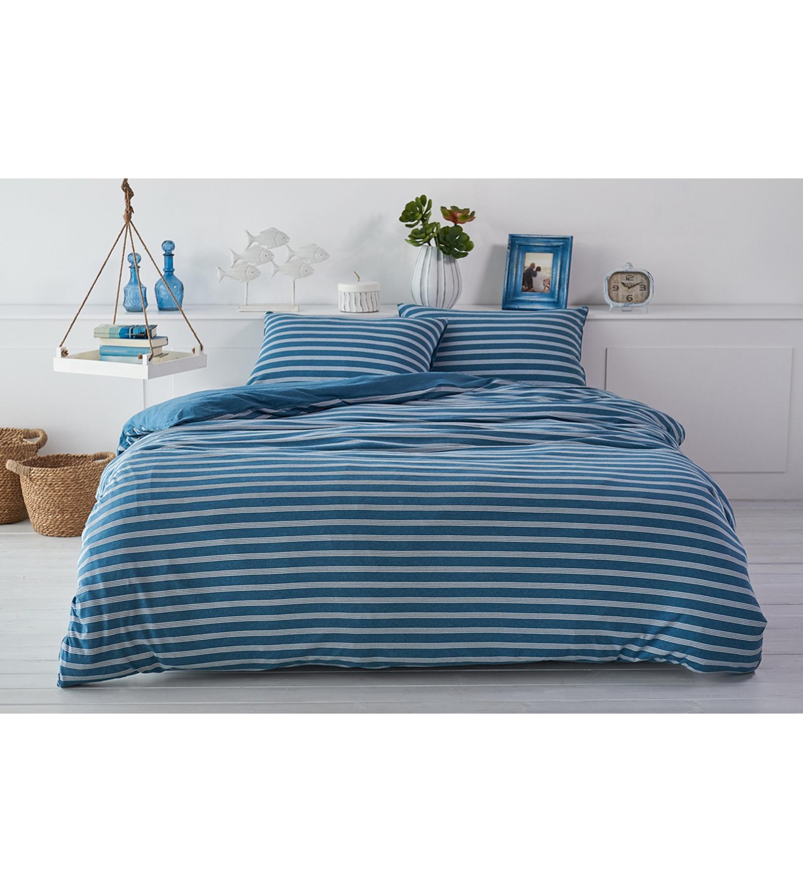 Living Home Copripiumino Double Face Jersey Mélange  