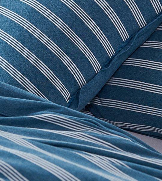 Living Home Copripiumino Double Face Jersey Mélange  