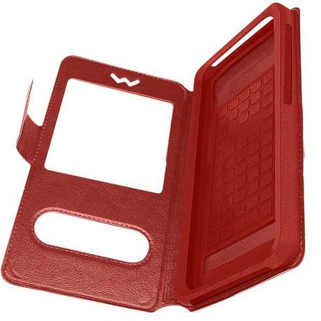 Avizar  Custodia Universale 2 Finestre Rossa XL 