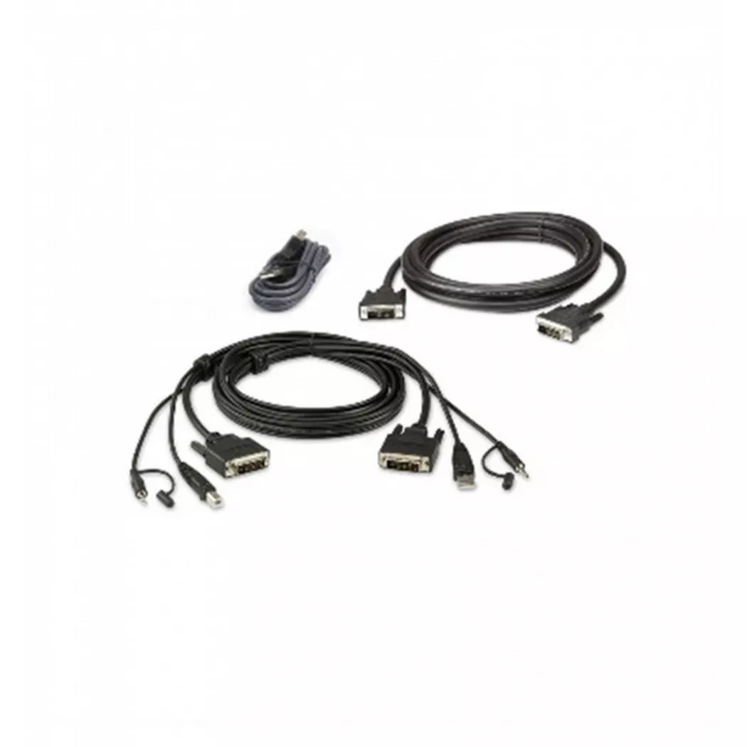 ATEN Kit cavo KVM di sicurezza schermo doppio USB DVI-D Dual Link da 1,8 M