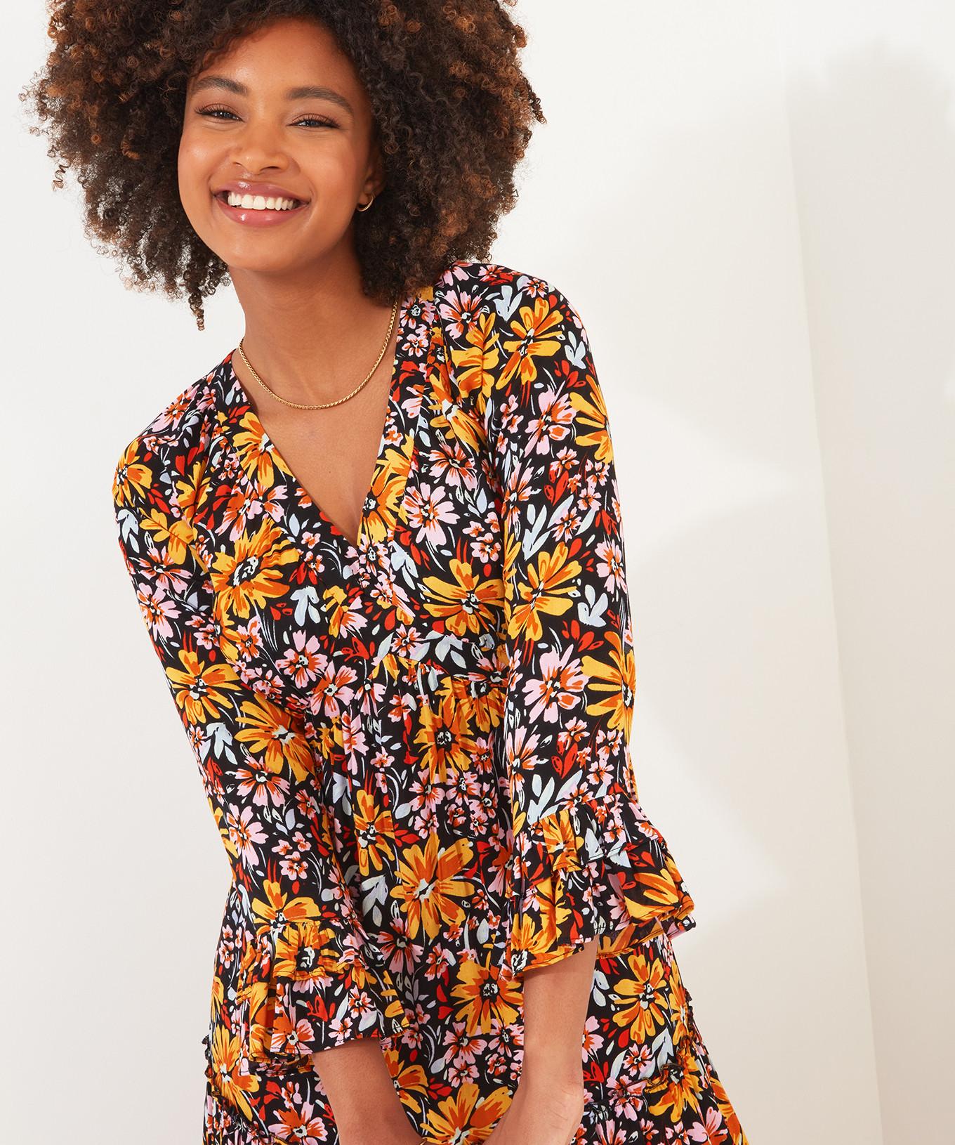 Joe Browns  Blumiges Relaxtes Maxikleid 